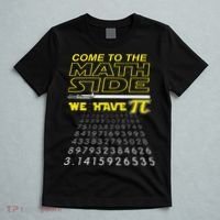 Come To The Math Side We Have Pi Math Geek & Nerd T-Shirt thumb 5