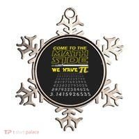 Come To The Math Side We Have Pi Math Geek & Nerd Ornament thumb 0