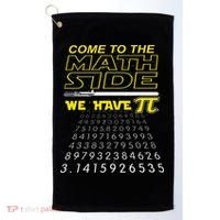 Come To The Math Side We Have Pi Math Geek & Nerd Golf Towel thumb 0