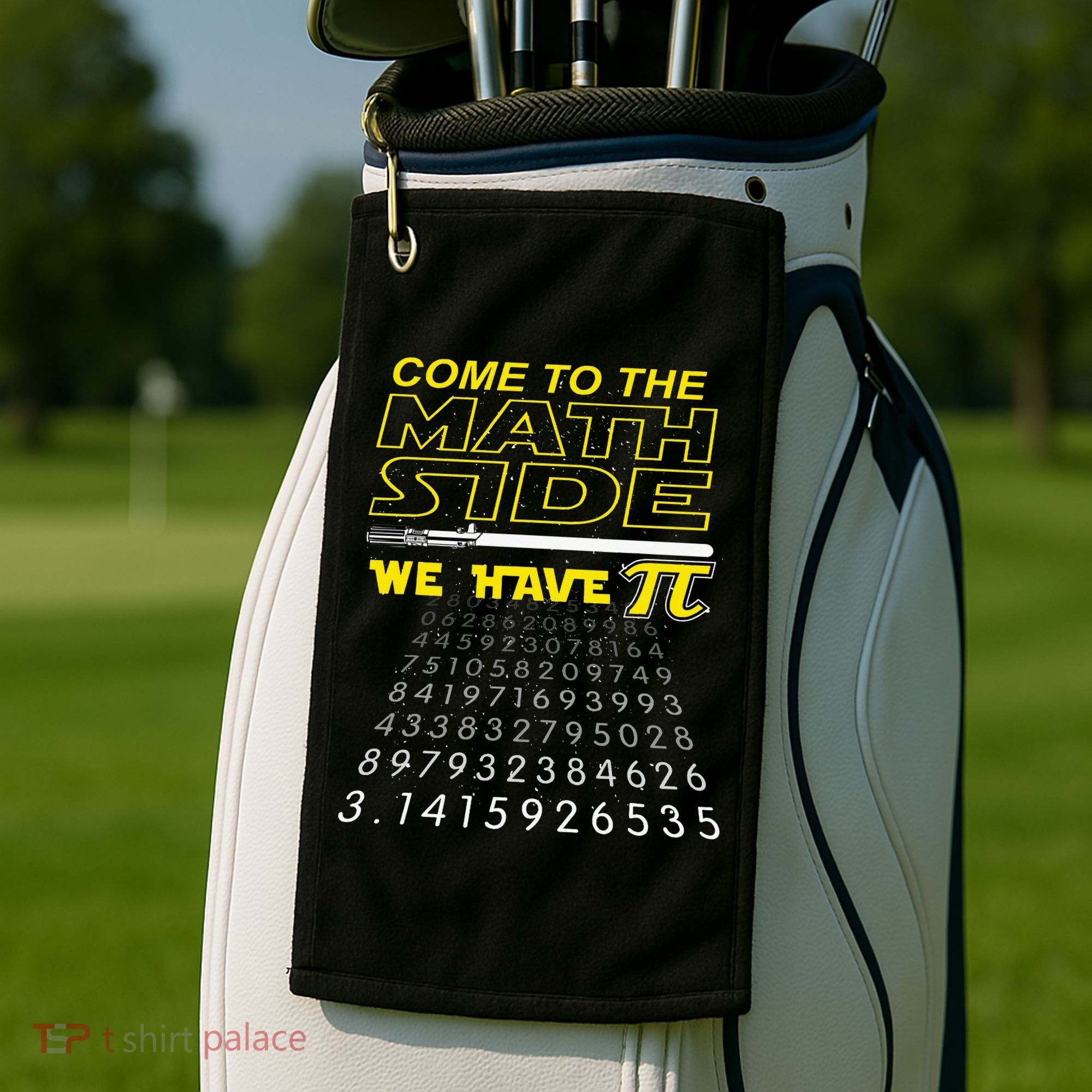 Come To The Math Side We Have Pi Math Geek & Nerd Golf Towel