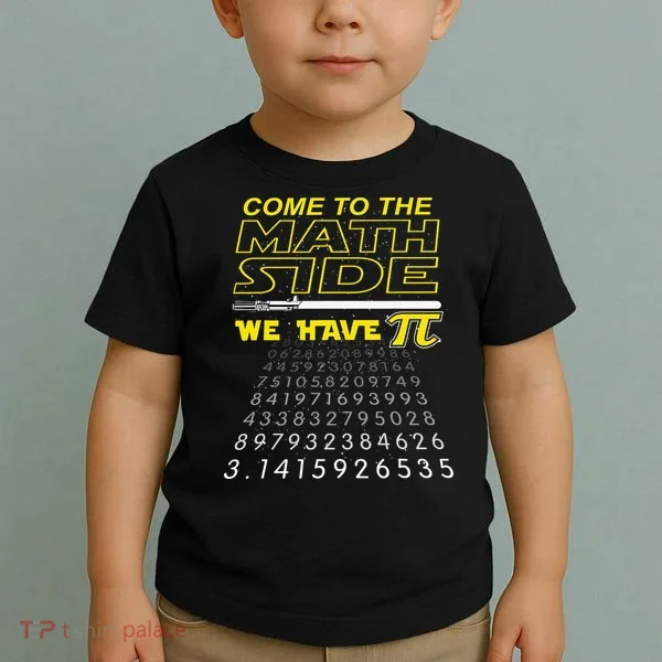 Come To The Math Side We Have Pi Math Geek & Nerd Toddler T-Shirt