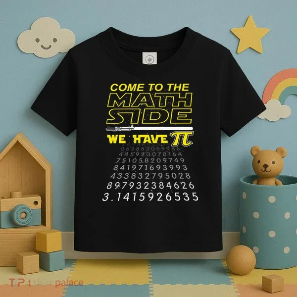 Come To The Math Side We Have Pi Math Geek & Nerd Toddler T-Shirt