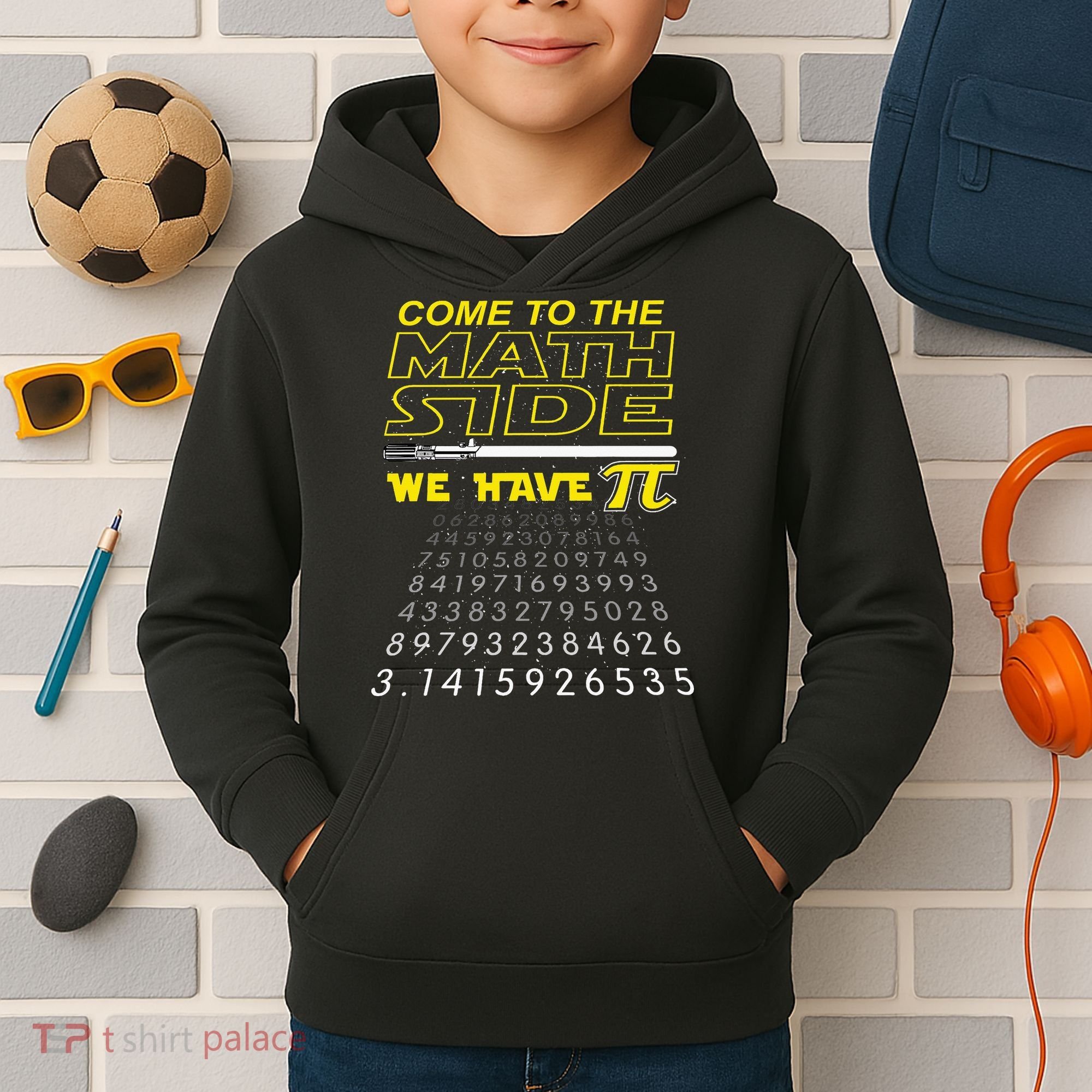 Come To The Math Side We Have Pi Math Geek & Nerd Kids Hoodie