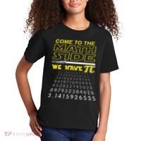 Come To The Math Side We Have Pi Math Geek & Nerd Kids T-Shirt thumb 2