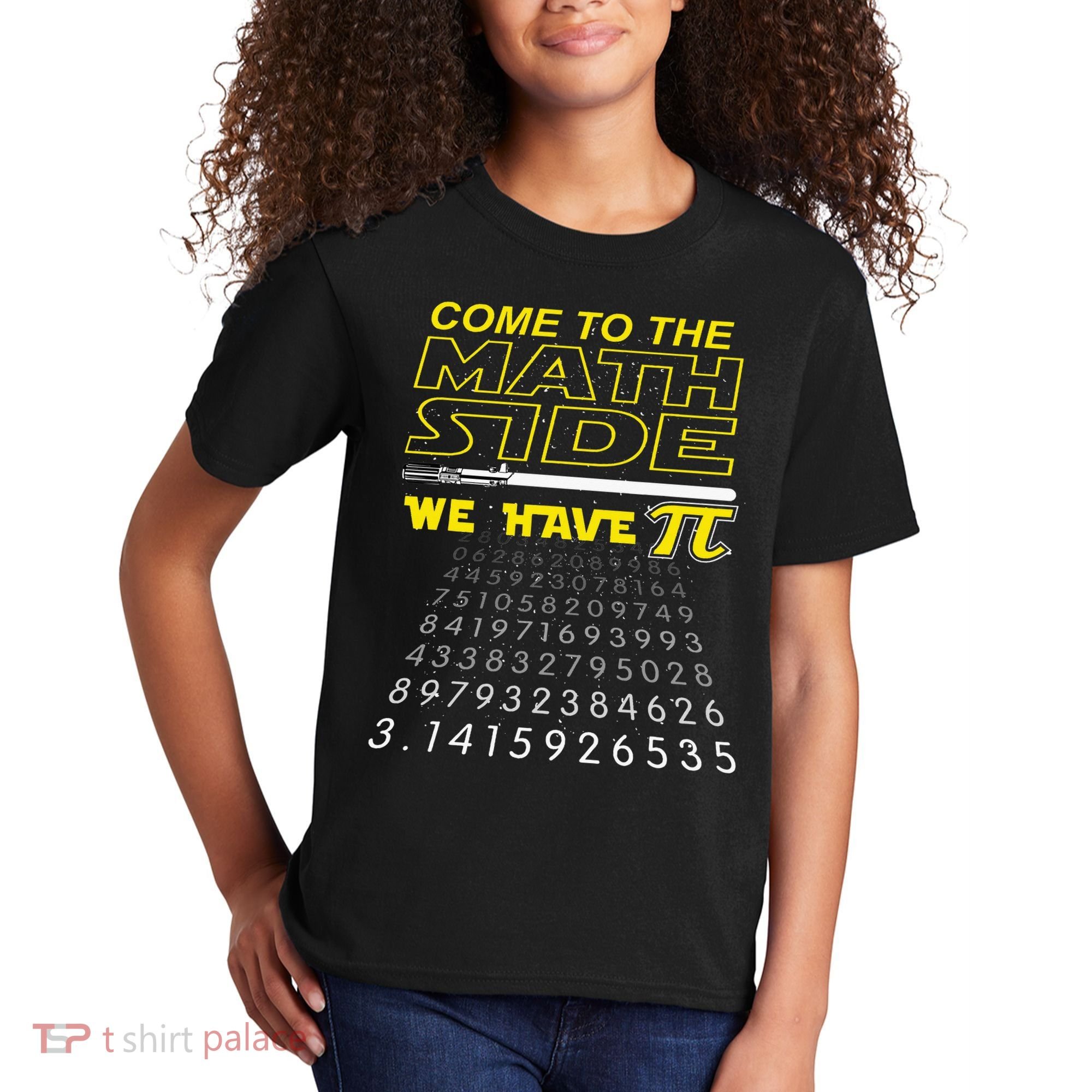 Come To The Math Side We Have Pi Math Geek & Nerd Kids T-Shirt