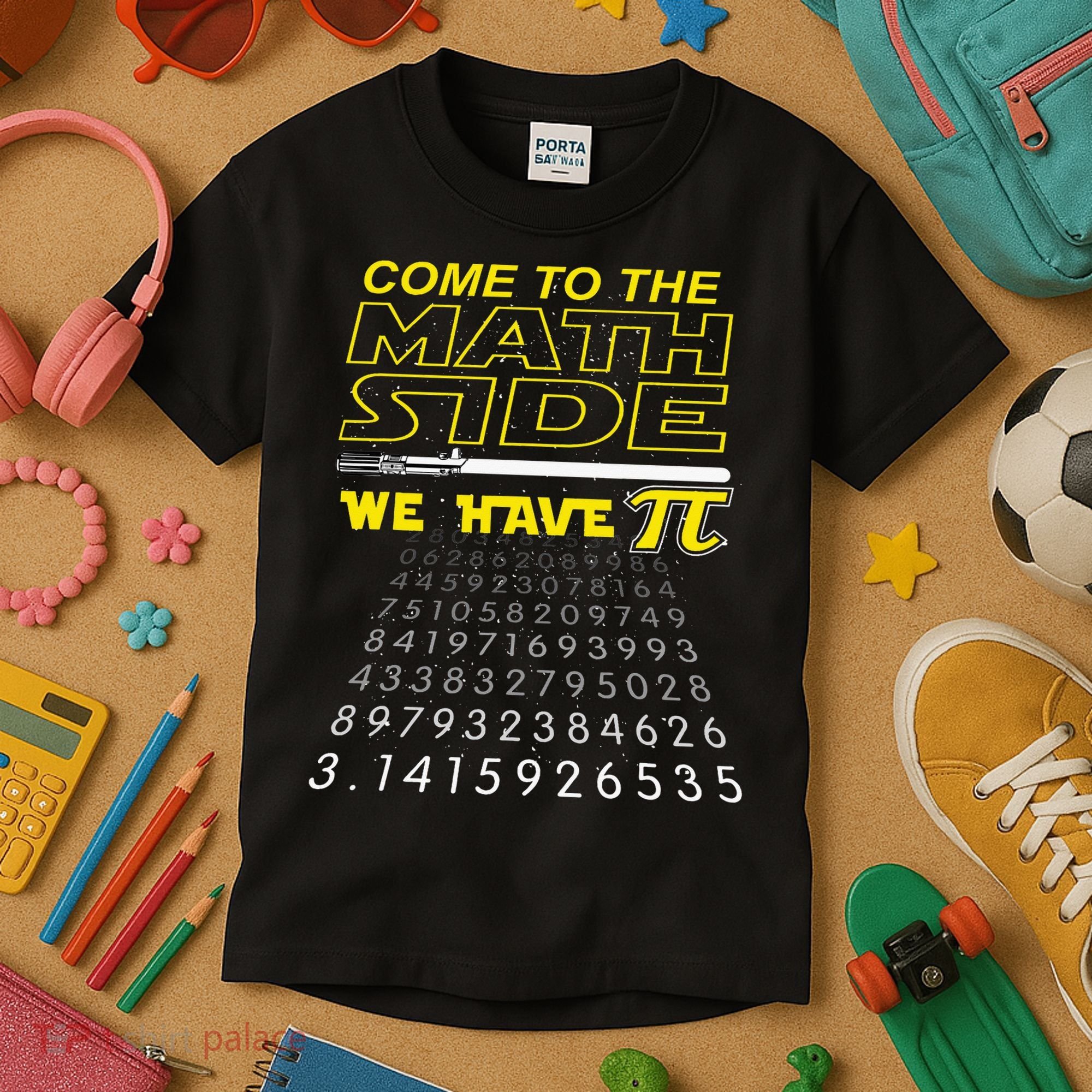 Come To The Math Side We Have Pi Math Geek & Nerd Kids T-Shirt