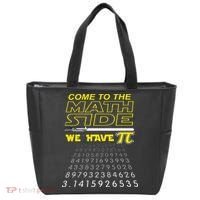 Come To The Math Side We Have Pi Math Geek & Nerd Tote Bag thumb 0