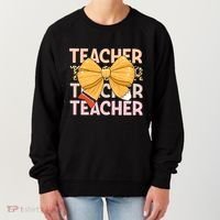 Coquette Teacher Teacher Pencil Coquette Bow Women's Sweatshirt thumb 0