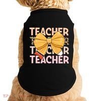 Coquette Teacher Teacher Pencil Coquette Bow Doggie Tank thumb 0