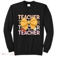Coquette Teacher Teacher Pencil Coquette Bow Sweatshirt thumb 0