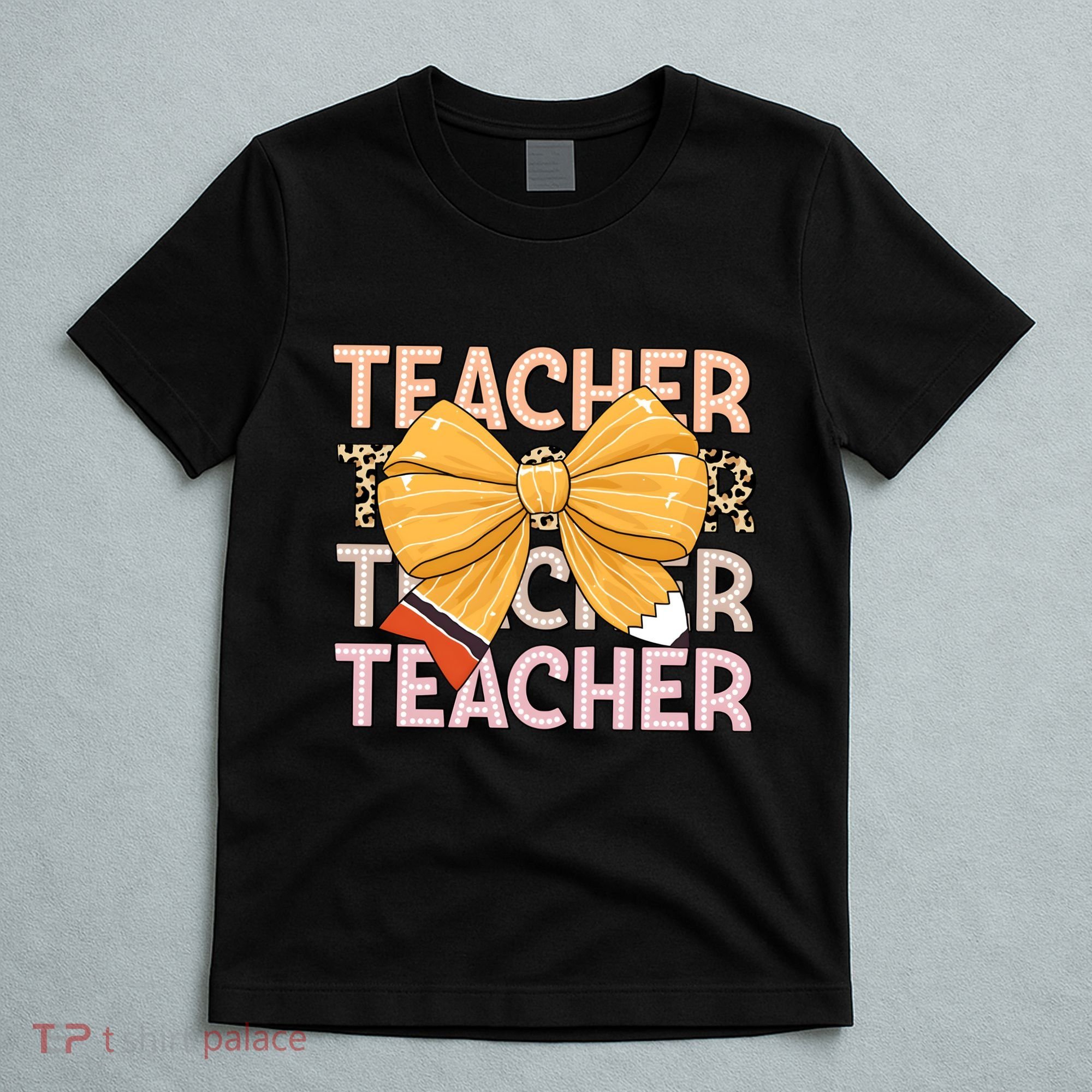 Coquette Teacher Teacher Pencil Coquette Bow T-Shirt