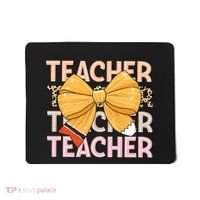 Coquette Teacher Teacher Pencil Coquette Bow Mousepad thumb 0