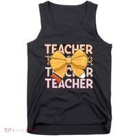Coquette Teacher Teacher Pencil Coquette Bow Tank Top thumb 0