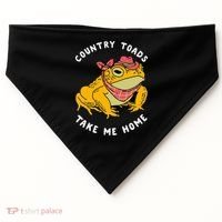 Country Toads Take Me Home Apparel USA-Made Doggie Bandana thumb 0