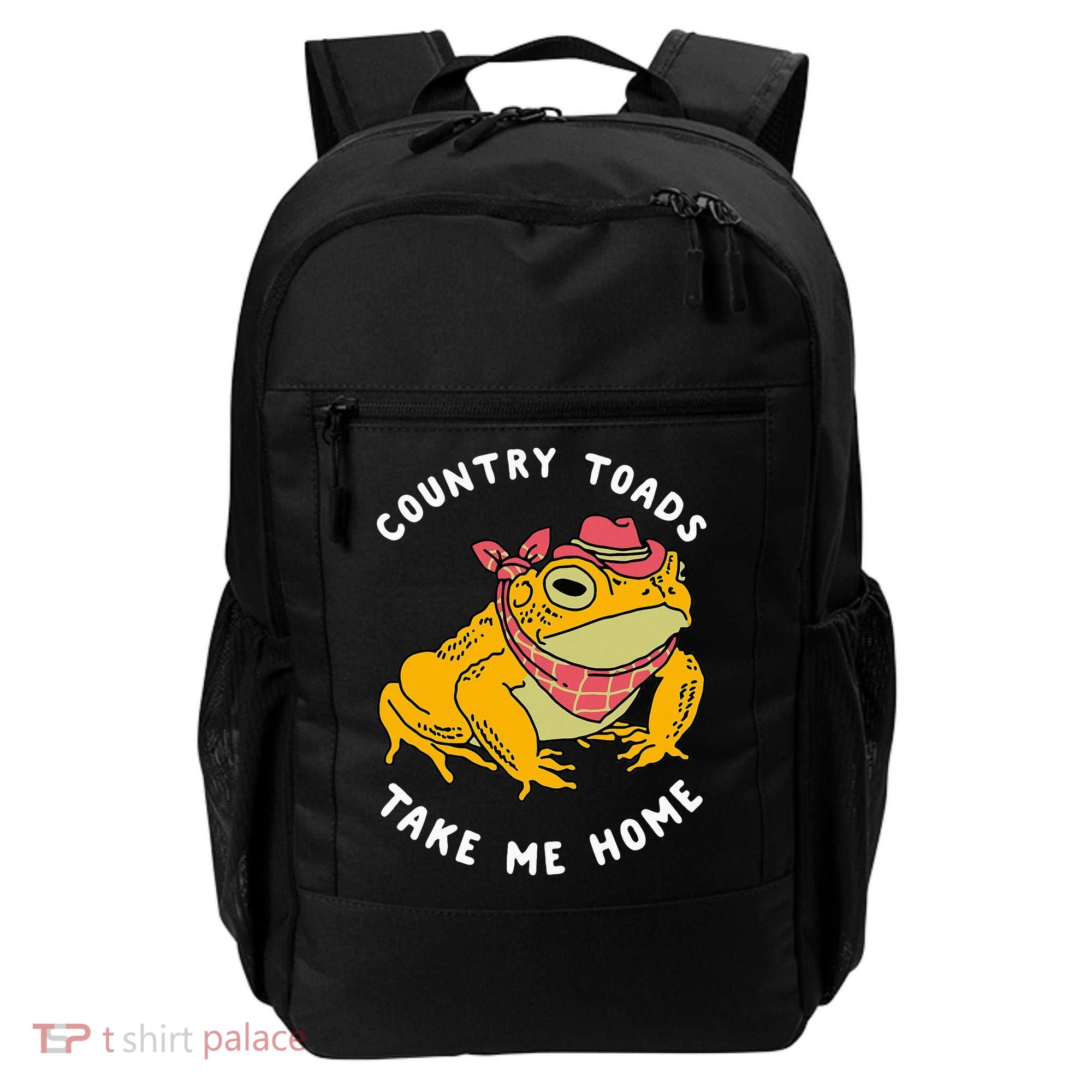 Country Toads Take Me Home Apparel Backpack