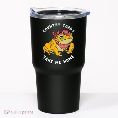 Country Toads Take Me Home Apparel Tumbler
