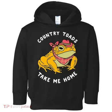 Country Toads Take Me Home Apparel Toddler Hoodie