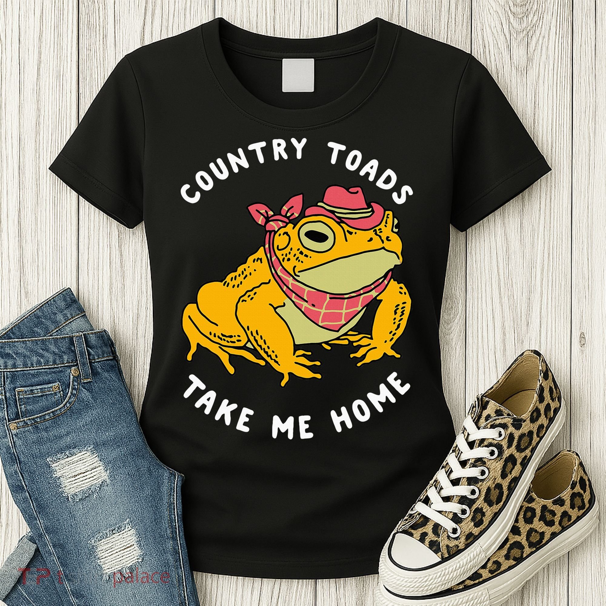 Country Toads Take Me Home Apparel Women's T-Shirt