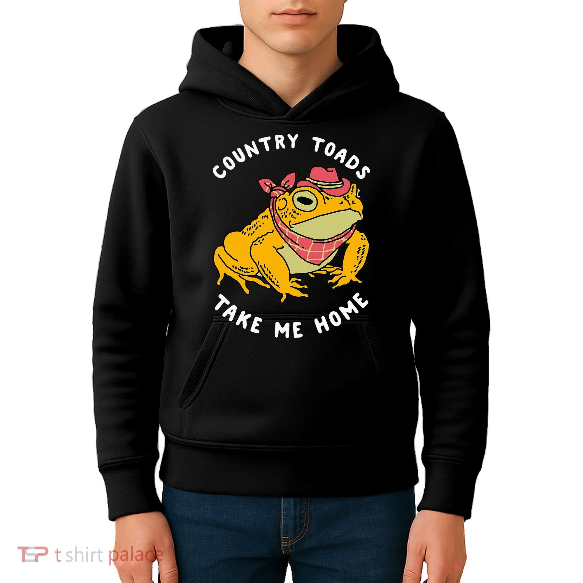 Country Toads Take Me Home Apparel Kids Hoodie