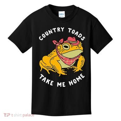 Country Toads Take Me Home Apparel Kids T-Shirt