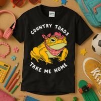 Country Toads Take Me Home Apparel Kids T-Shirt thumb 3