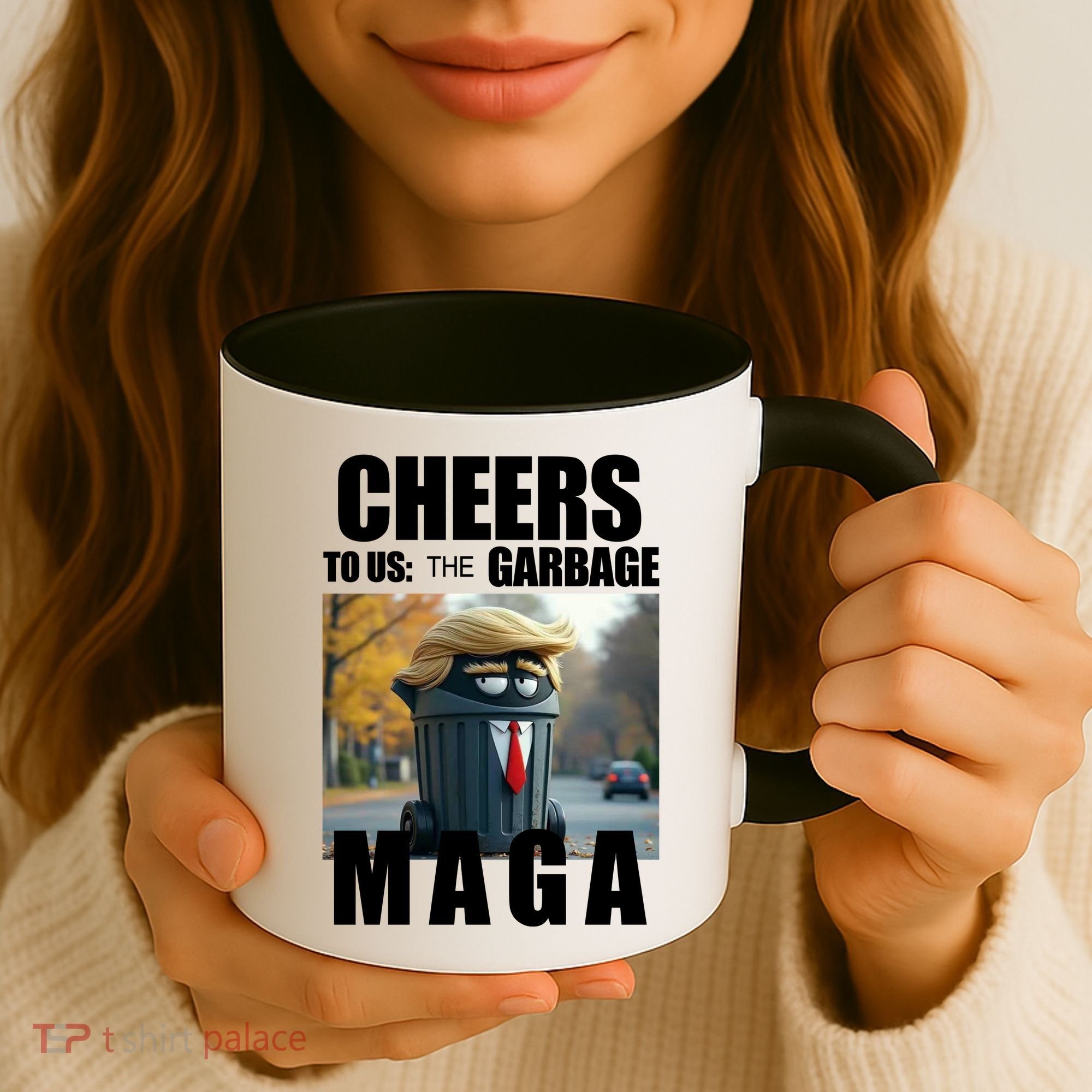 Cheers To The Us Garbage Maga Donald Trump Coffee Mug