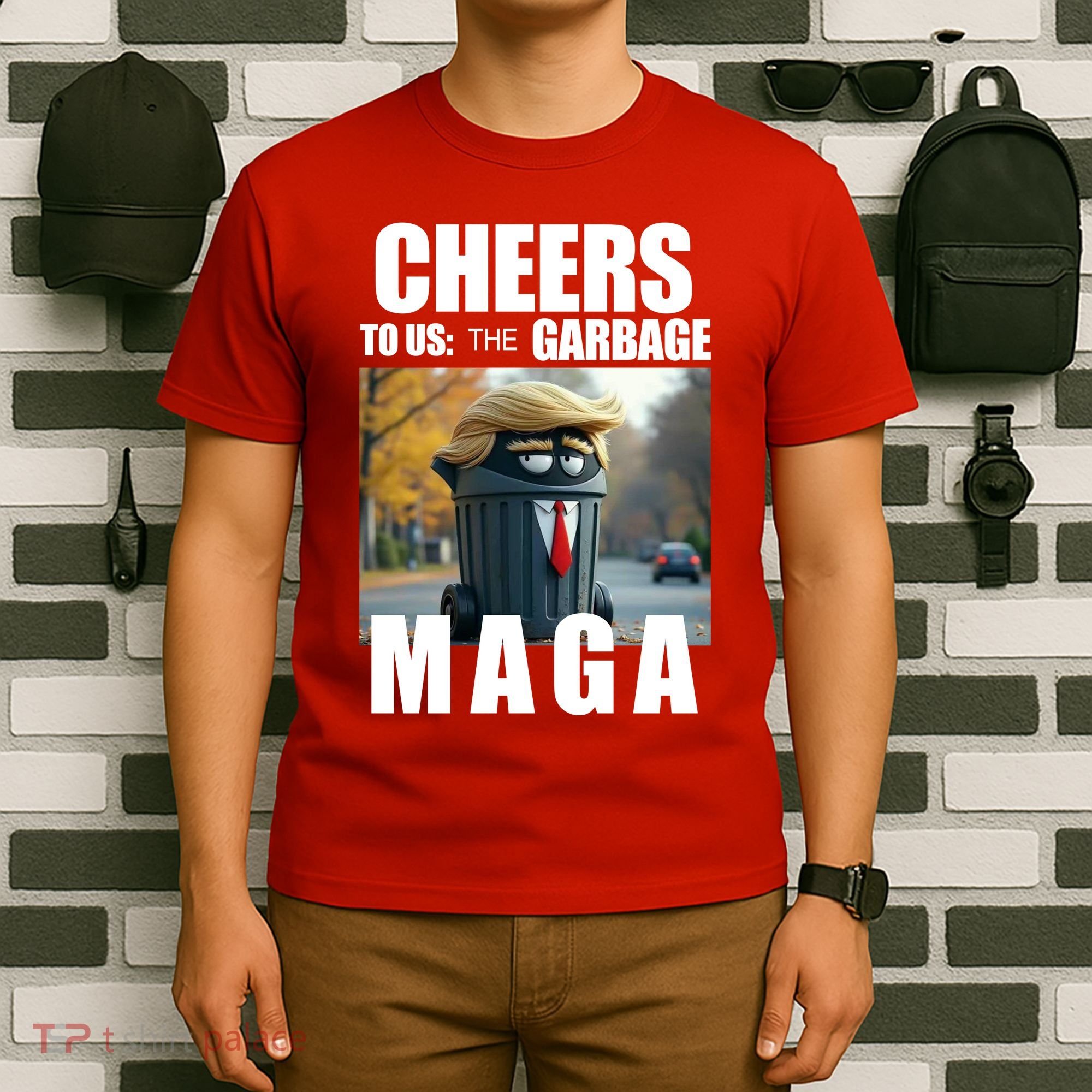 Cheers To The Us Garbage Maga Donald Trump T-Shirt