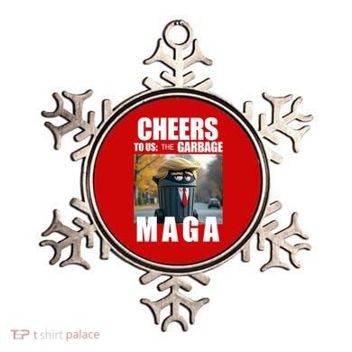 Cheers To The Us Garbage Maga Donald Trump Ornament