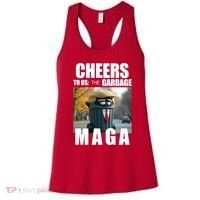 Cheers To The Us Garbage Maga Donald Trump Women's Tank Top thumb 0