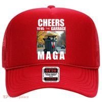 Cheers To The Us Garbage Maga Donald Trump Hat thumb 0