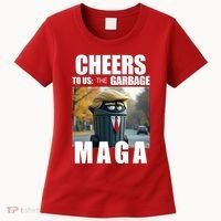 Cheers To The Us Garbage Maga Donald Trump Women's T-Shirt thumb 0