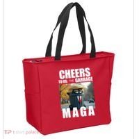 Cheers To The Us Garbage Maga Donald Trump Tote Bag thumb 2