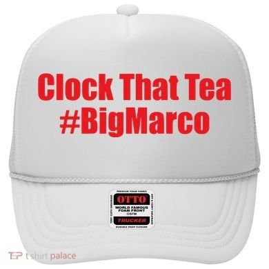 Clock That Tea #Bigmarco Hat