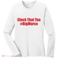 Clock That Tea #Bigmarco Women's Long Sleeve Shirt thumb 0