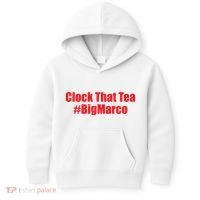 Clock That Tea #Bigmarco Kids Hoodie thumb 0