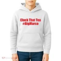 Clock That Tea #Bigmarco Kids Hoodie thumb 4