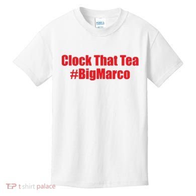 Clock That Tea #Bigmarco Kids T-Shirt