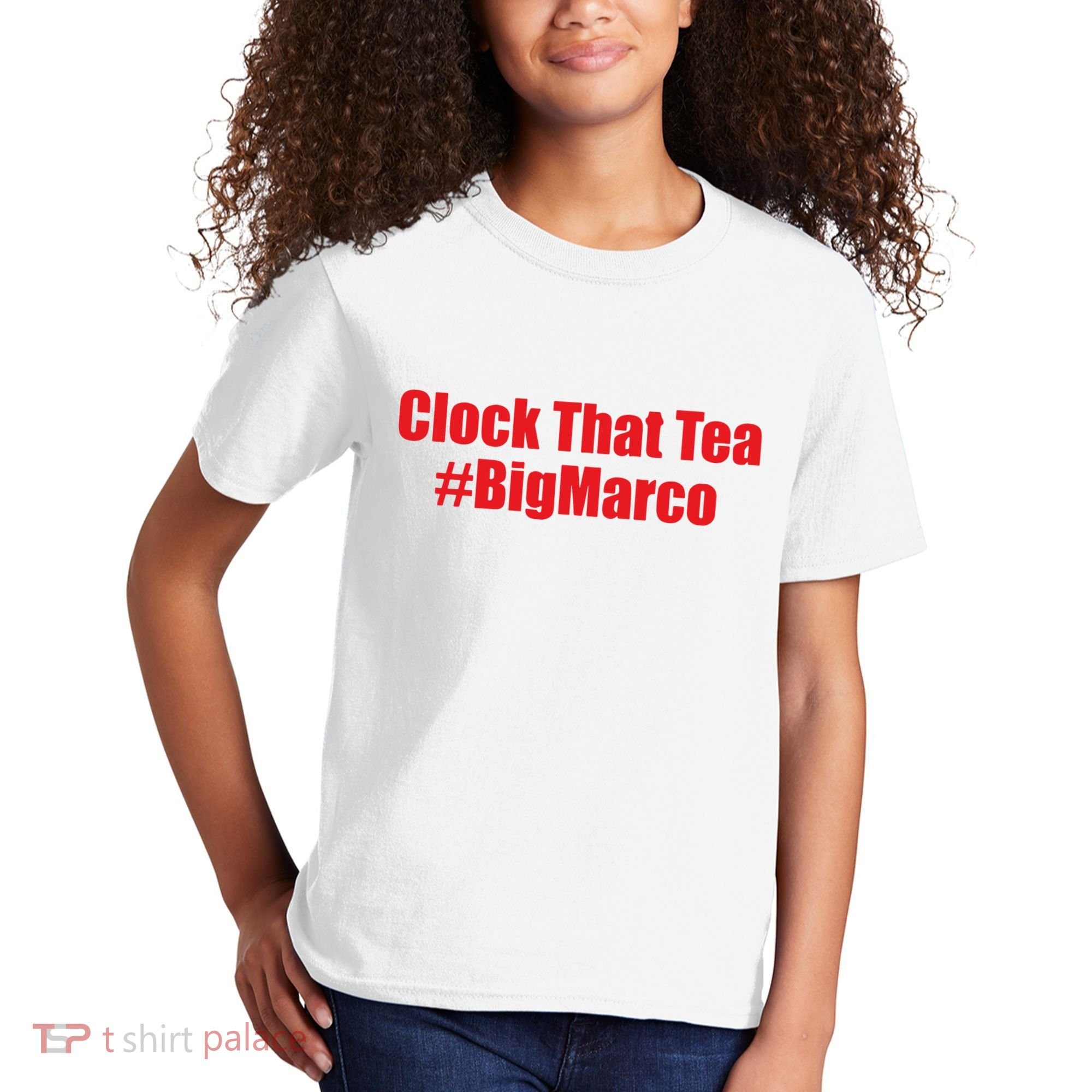 Clock That Tea #Bigmarco Kids T-Shirt