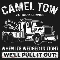Camel Towing Tow Truck Humor Camel Towing  Doggie Tank thumb 4