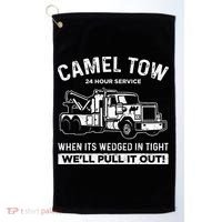 Camel Towing Tow Truck Humor Camel Towing  Golf Towel thumb 0