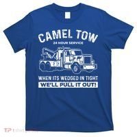 Camel Towing Tow Truck Humor Camel Towing  T-Shirt thumb 0