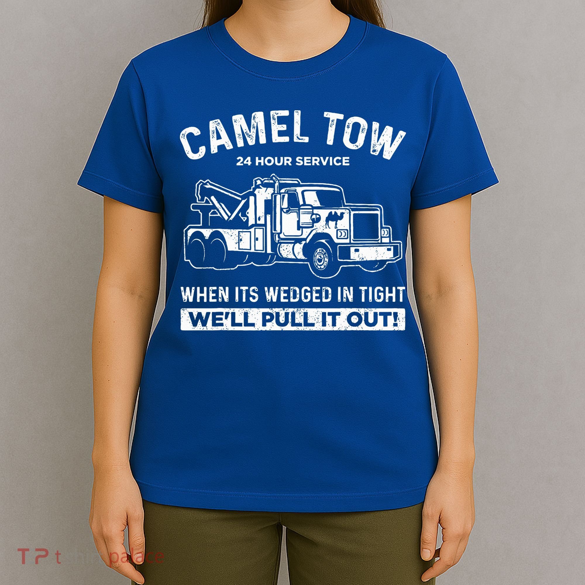 Camel Towing Tow Truck Humor Camel Towing  T-Shirt