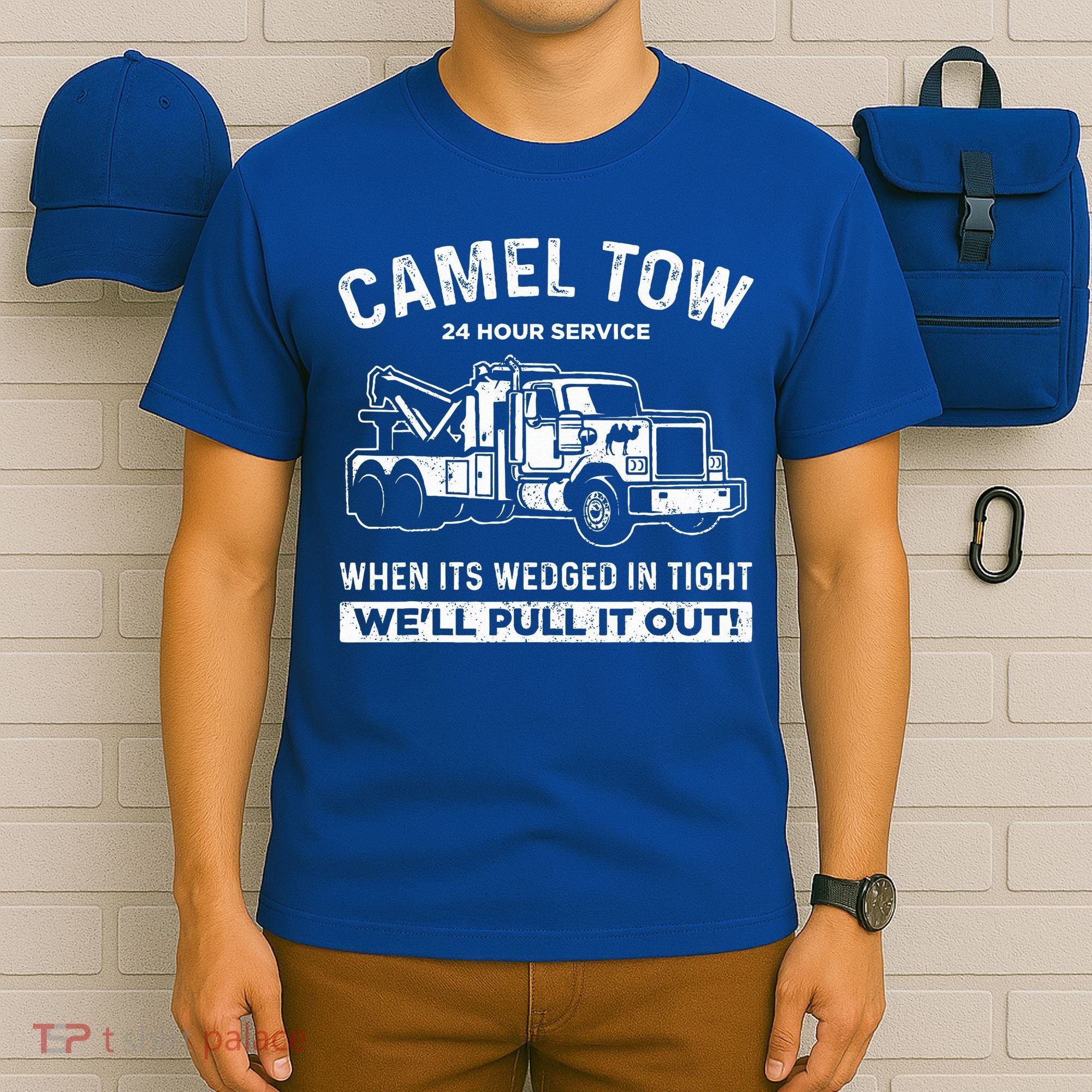 Camel Towing Tow Truck Humor Camel Towing  T-Shirt