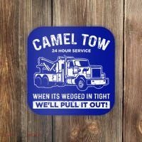 Camel Towing Tow Truck Humor Camel Towing  Coaster thumb 0