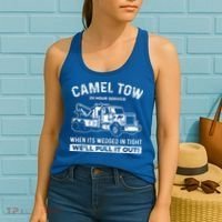 Camel Towing Tow Truck Humor Camel Towing  Women's Tank Top thumb 2