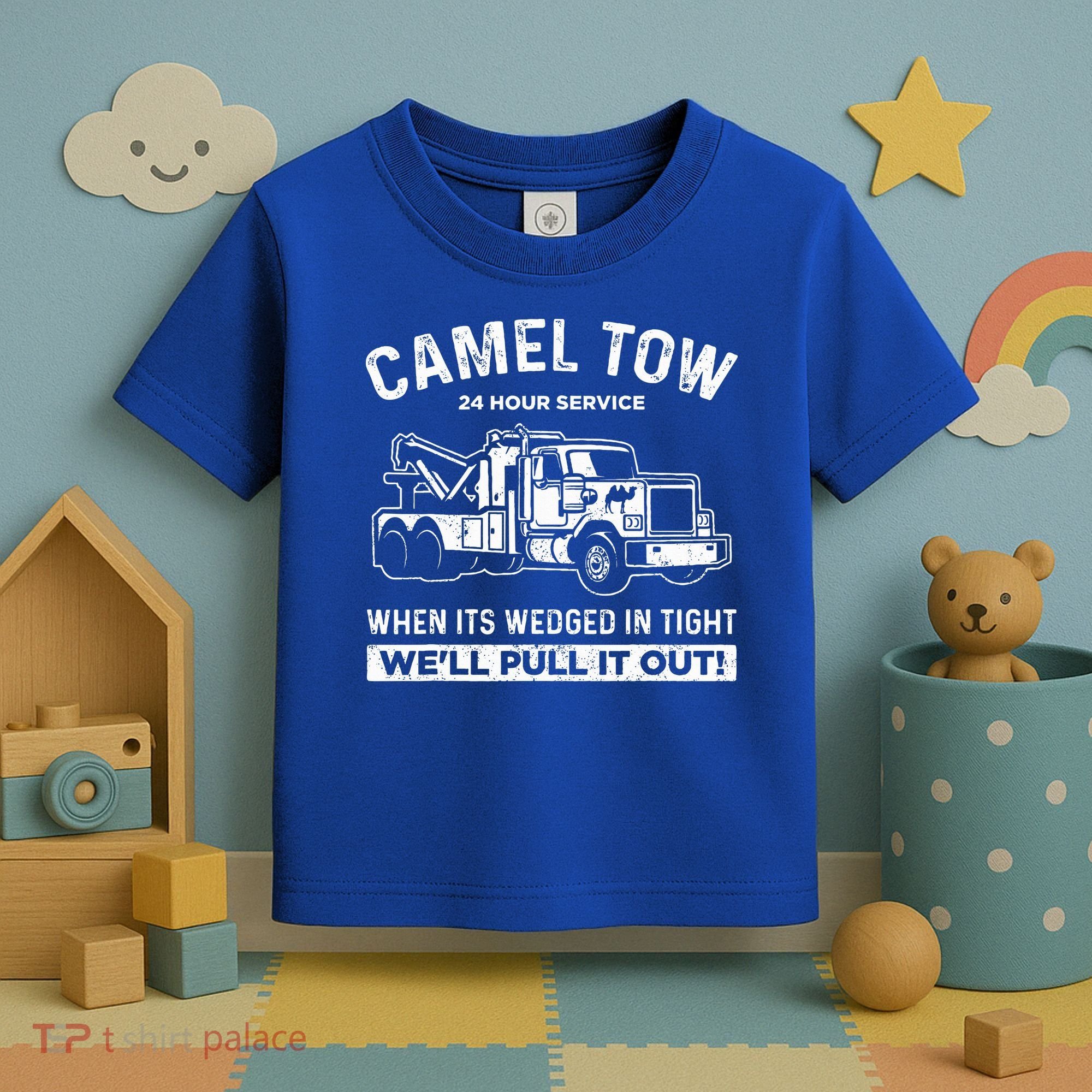 Camel Towing Tow Truck Humor Camel Towing  Toddler T-Shirt