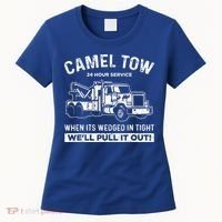 Camel Towing Tow Truck Humor Camel Towing  Women's T-Shirt thumb 0