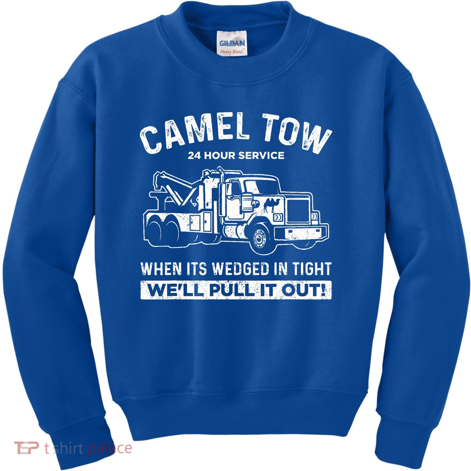 Camel Towing Tow Truck Humor Camel Towing  Kids Sweatshirt