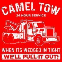 Camel Towing Tow Truck Humor Camel Towing  Santa Hat thumb 1