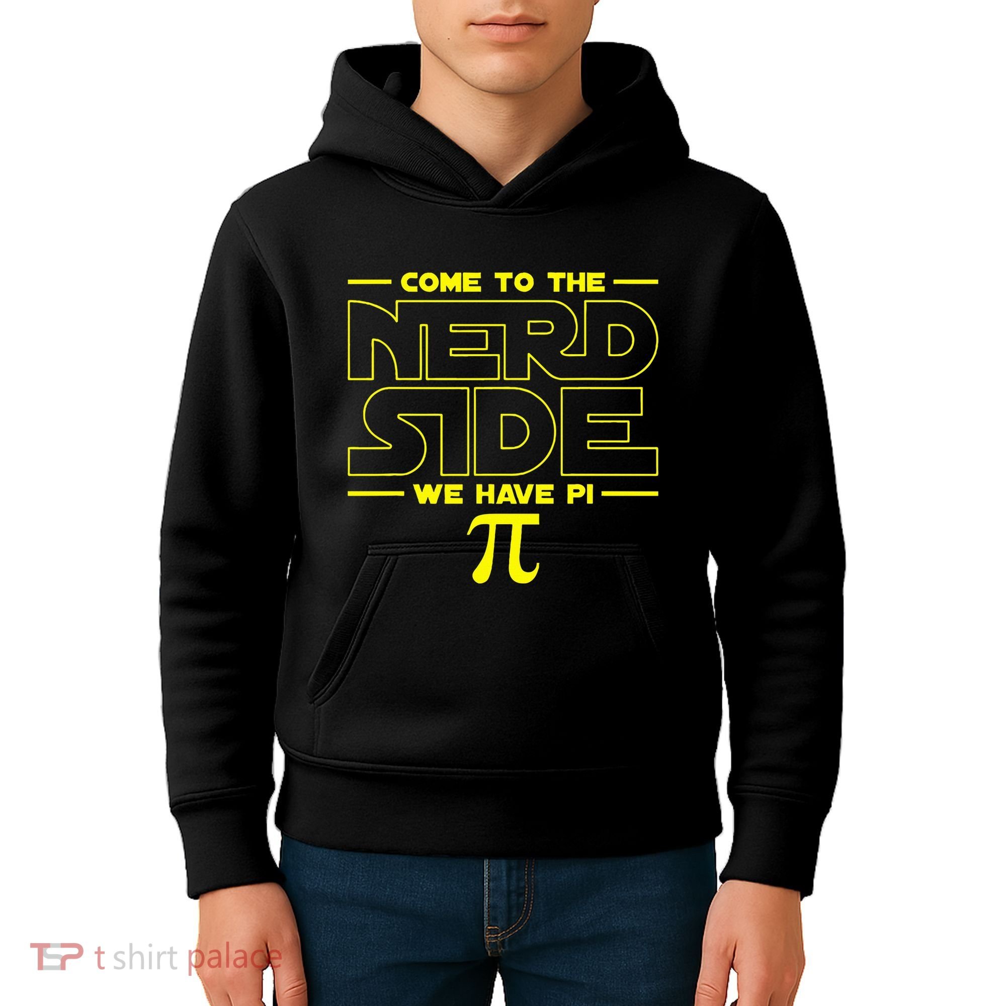 Come To The Nerd Side We Have Pi Nerd Kids Hoodie